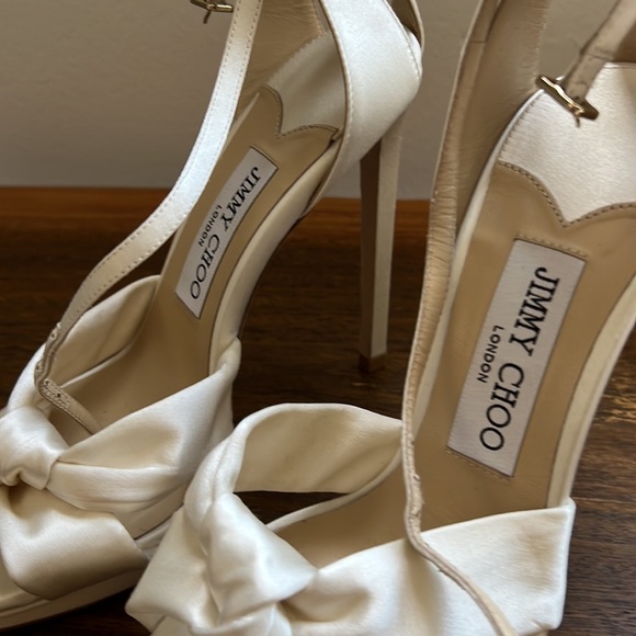 JIMMY CHOO BRIDAL ROSIE 120 sz 37 - Picture 6 of 9